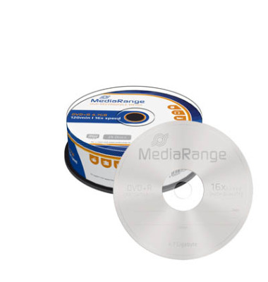 DVD-Rohlinge MR404 DVD+R, 4,7 GB, Spindel 