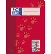 Schulheft 100050408, Lineatur 3 / Schreiblern-Lineatur / keine, A5, 90g, rot, 16 Blatt / 32 Seiten