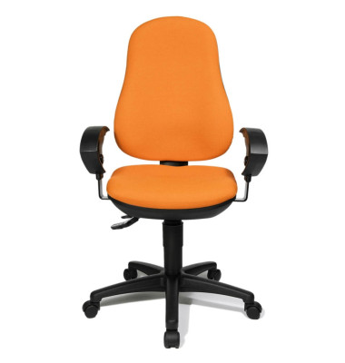 Bürodrehstuhl Point 70 mit Armlehnen orange