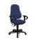 Bürodrehstuhl Point 70 mit Armlehnen blau
