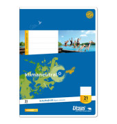 Schulheft 040416021 Style, Lineatur 21 / liniert / keine, A4, 80g, blau, 16 Blatt / 32 Seiten