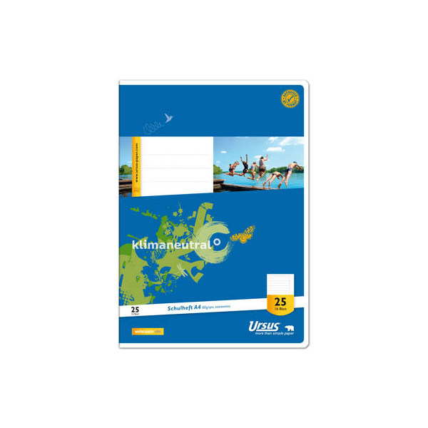 9002244551172 - Schulheft 040416025 Style Lineatur 25   liniert A4 80g blau 16 Blatt   32 Seiten 9002244551172 Staufen