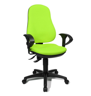 Bürodrehstuhl Point 70 mit Armlehnen apfelgrün