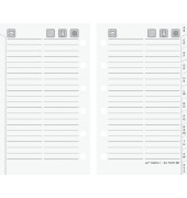 Ersatzeinlagen 7067461, Timing 3, A-Z, 7,6x12,7cm (BxH) (A7)