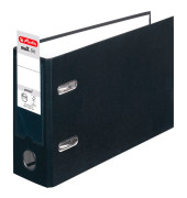 Ordner maX.file 10842334, A5 quer 75mm breit Kunststoff vollfarbig schwarz