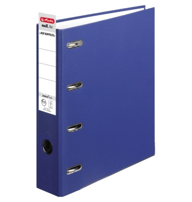Doppelordner maX.file protect twin 2x A5-quer blau 70mm PP