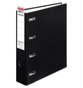 Doppelordner maX.file protect twin 10842250, 2xA5 quer 70mm breit Pappe, mit PP-Kunststoffbezug vollfarbig schwarz