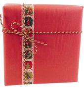 Geschenkpapier 95706C, 70cm x 3m, karminrot