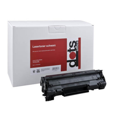 Toner schwarz ersetzt HP 36A