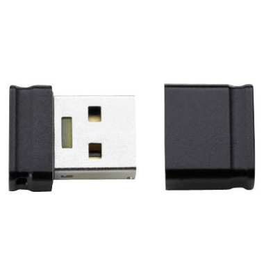 USB-Stick Micro Line 3500450, schwarz, ohne, USB 2.0, 4 GB