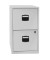 H&auml;ngeregistraturschrank PFA2645 PFA 2, lichtgrau, 2 Schubladen, 1-bahnig
