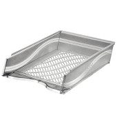 Briefablage 60100GRT A4 / C4  grau-transparent Kunststoff stapelbar