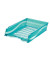 Briefablage 60100BLT A4 / C4 blau-transparent Kunststoff stapelbar
