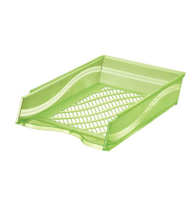 Briefablage 60100GNT A4 / C4  grün-transparent Kunststoff stapelbar