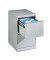 H&auml;ngeregistraturschrank 12412311S10004 C 2000 Acurado, silber, 2 Schubladen, 1-bahnig