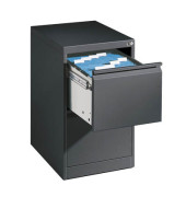 Hängeregistraturschränke einbahnig 2 Schubfächer anthrazit