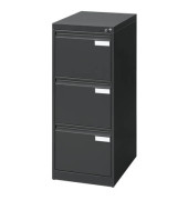 Hängeregistraturschränke einbahnig 3 Schubfächer anthrazit