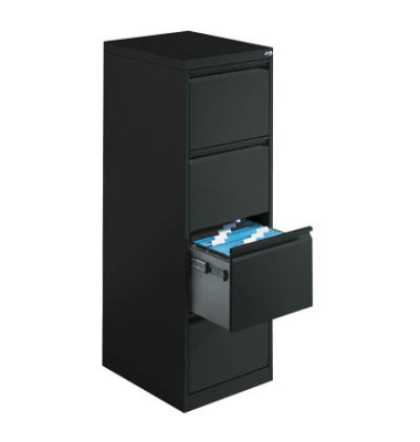 H&auml;ngeregistraturschrank 12434311S10004 C 2000 Acurado, anthrazit, 4 Schubladen, 1-bahnig