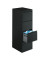 H&auml;ngeregistraturschrank 12434311S10004 C 2000 Acurado, anthrazit, 4 Schubladen, 1-bahnig