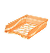 Briefablage 60100ORT A4 / C4 orange- transparent Kunststoff stapelbar