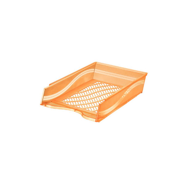 9003261925809 - Briefablage 60100ORT A4   C4 orange- transparent Kunststoff stapelbar 9003261925809 Bene