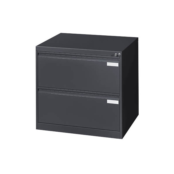 4025314219821 - Hängeregistraturschränke doppelbahnig 2 Schubfächer anthrazit 4025314219821 C+P-Möbel