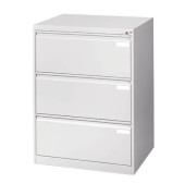 Hängeregistraturschränke doppelbahnig, 3 Schubfächer, lichtgrau