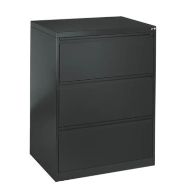 H&auml;ngeregistraturschrank 12923312S10000 C 2000 Acurado, anthrazit, 3 Schubladen, 2-bahnig