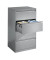 H&auml;ngeregistraturschrank 12934312S10003 C 2000 Acurado, silber, 4 Schubladen, 2-bahnig