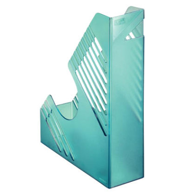 Stehsammler 50100BLT, A4, blau-transparent, Kunststoff, 80mm