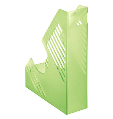 Stehsammler 50100GNT, A4, grün-transparent, Kunststoff, 80mm