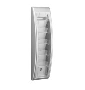 Prospektwandhalter silber für 1/3 A4