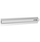 Klemmleiste 100cm weiß Aluminium