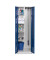 Putzmittelschrank 104432, abschlie&szlig;bar, 0 OH, lichtgrau/enzianblau, 60x180x50cm (BxHxT)