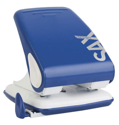 Registraturlocher Century Line 518 blau bis 4mm 40 Blatt mit Anschlagschiene