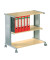 Bürowagen Pragma buche/silber 76 x 42 x 72,5 cm