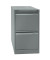 H&auml;ngeregistraturschrank 3623355 Office, silber, 2 Schubladen, 1-bahnig