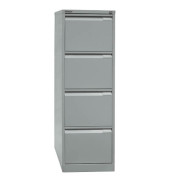 H&auml;ngeregistraturschrank 3643355 Office, silber, 4 Schubladen, 1-bahnig