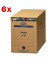 Archivcontainer tric system 100421090, A4, braun, innen 23,6x30,8x33,3cm, Karton