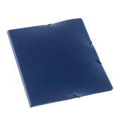 Eckspannmappe 9038-00765, A4 blau Polypropylen (PP), mit 3 Einschlagklappen