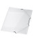 Eckspannmappe 9038-00768, A4 transparent Polypropylen (PP), mit 3 Einschlagklappen