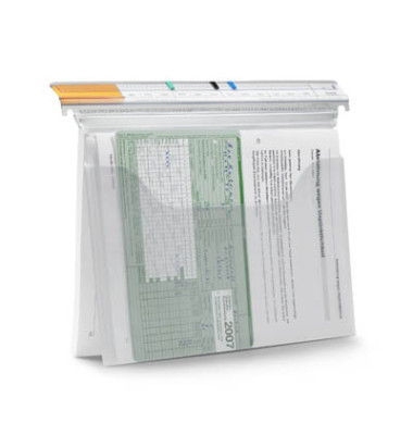 Terminmappen VISIMAP 9604-00934, A4 transparent Kunststoff Kunststoff