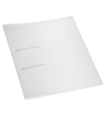 Schnellhefter 9038-00101, A4, farblos-transparent, Kunststoff, Vorderdeckel transparent