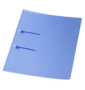 Schnellhefter 9038-00009, A4, blau, Kunststoff, Vorderdeckel transparent