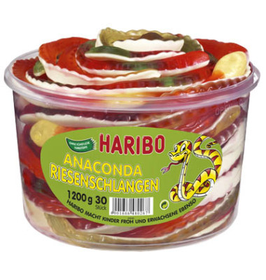 Anaconda Riesenschlangen Fruchtgummi 150 St&uuml;ck