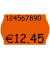 Preisetiketten 9420478, 26x16mm, leuchtorange permanent, 21.600 Etiketten