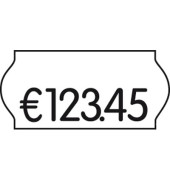 Preisetiketten, 26x12mm, weiß wiederablösbar, 27.000 Etiketten