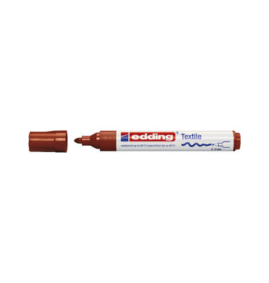 Wäschemarker 4500 braun 2-3mm Rundspitze
