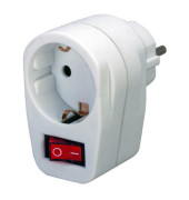 Steckdosenadapter 1508070, 1-fach, wei&szlig;
