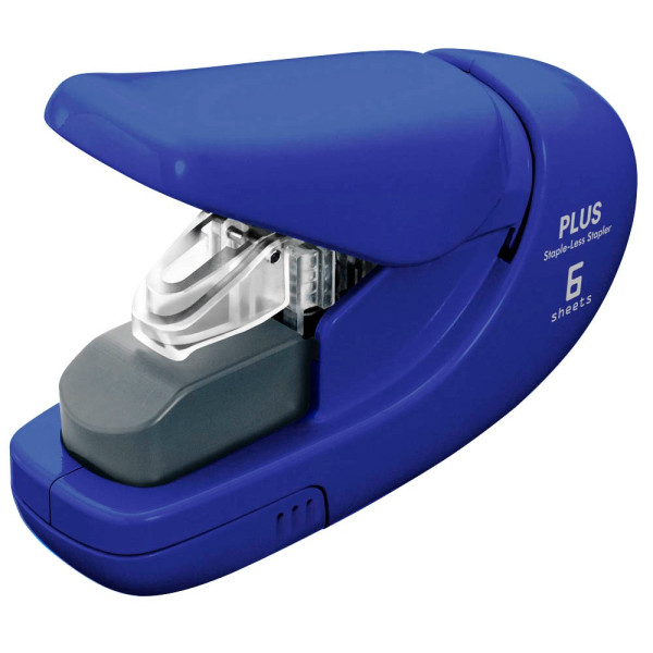 4977564529000 - klammerloses Heftgerät 31147 blau bis 6 Blatt 4977564529000 PLUS JAPAN